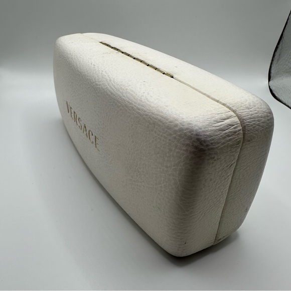 Versace 4044-B Sunglasses Black Silver Coin Medusa Swarovski - Picture 11 of 11